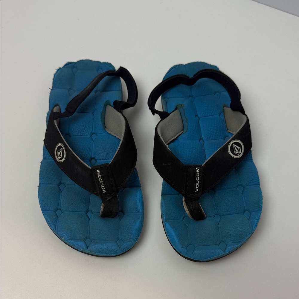Volcom Kids Sandals - Recliner style Marine Blue Size 11